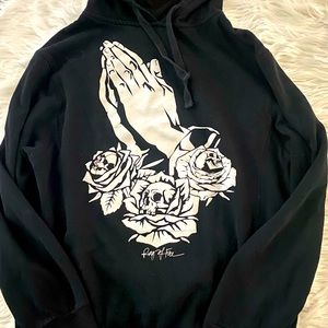 Praying hands hoodie
